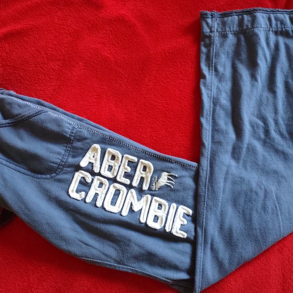 ABERCROMBIE & FITCH Applique Embroidery Jogging Yoga Athleisure Workout Pants S
